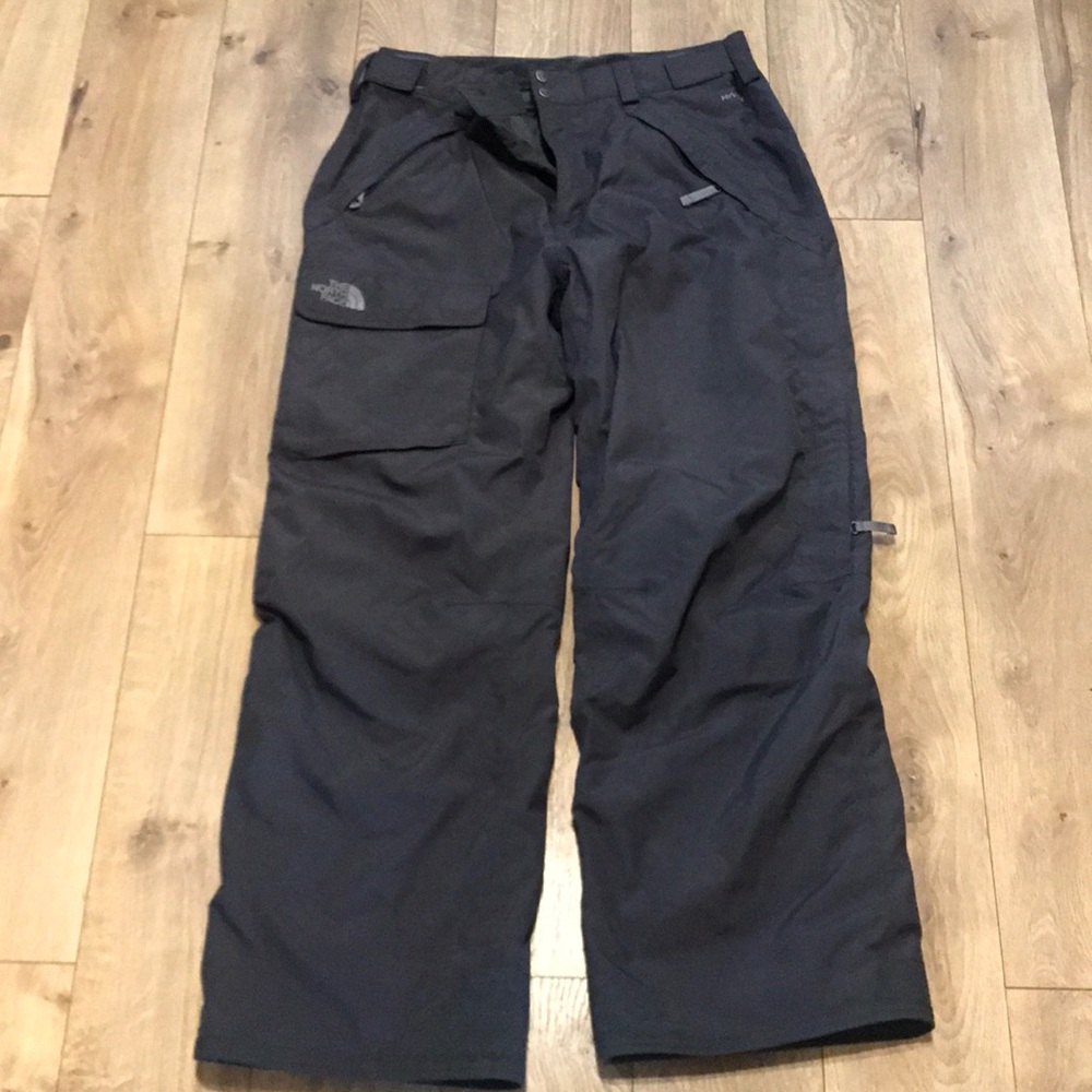 Men's The North Face gray cargo snow pants large